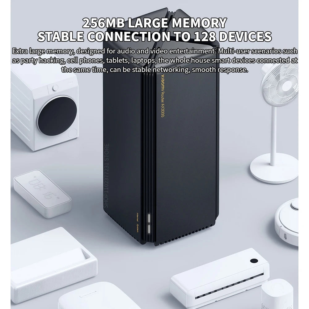 Original Xiaomi Ax3000 Wifi Router Repeater Extend Gigabit Amplifier Signal Booster WIFI 6 Nord Vpn Super Mesh 5GHz Mijia App