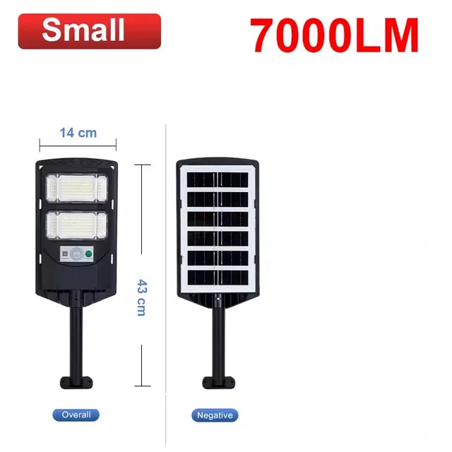 100000LM Solar Light Commercial LED Outdoor Dusk To Dawn Solar Street Light Road Area Lamp Waterproof Backyard Security Lighting