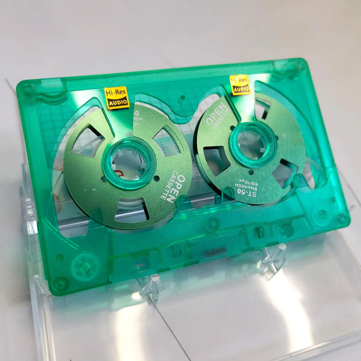New Audio Cassette Reel to Reel Cassette 50 Minute Blank Tape Double Sided Metal Reel Hollow Case Self-made High Quality Design