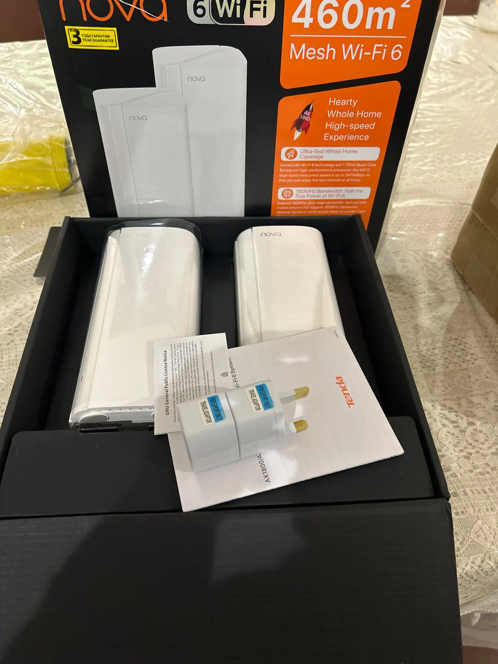 Wifi6 AX3000 Mesh WIFI Router Tenda MX12 2.4Ghz 5GHz Full Gigabit Wireless Repeater AX3000 Network Extender Tenda Mesh Routers