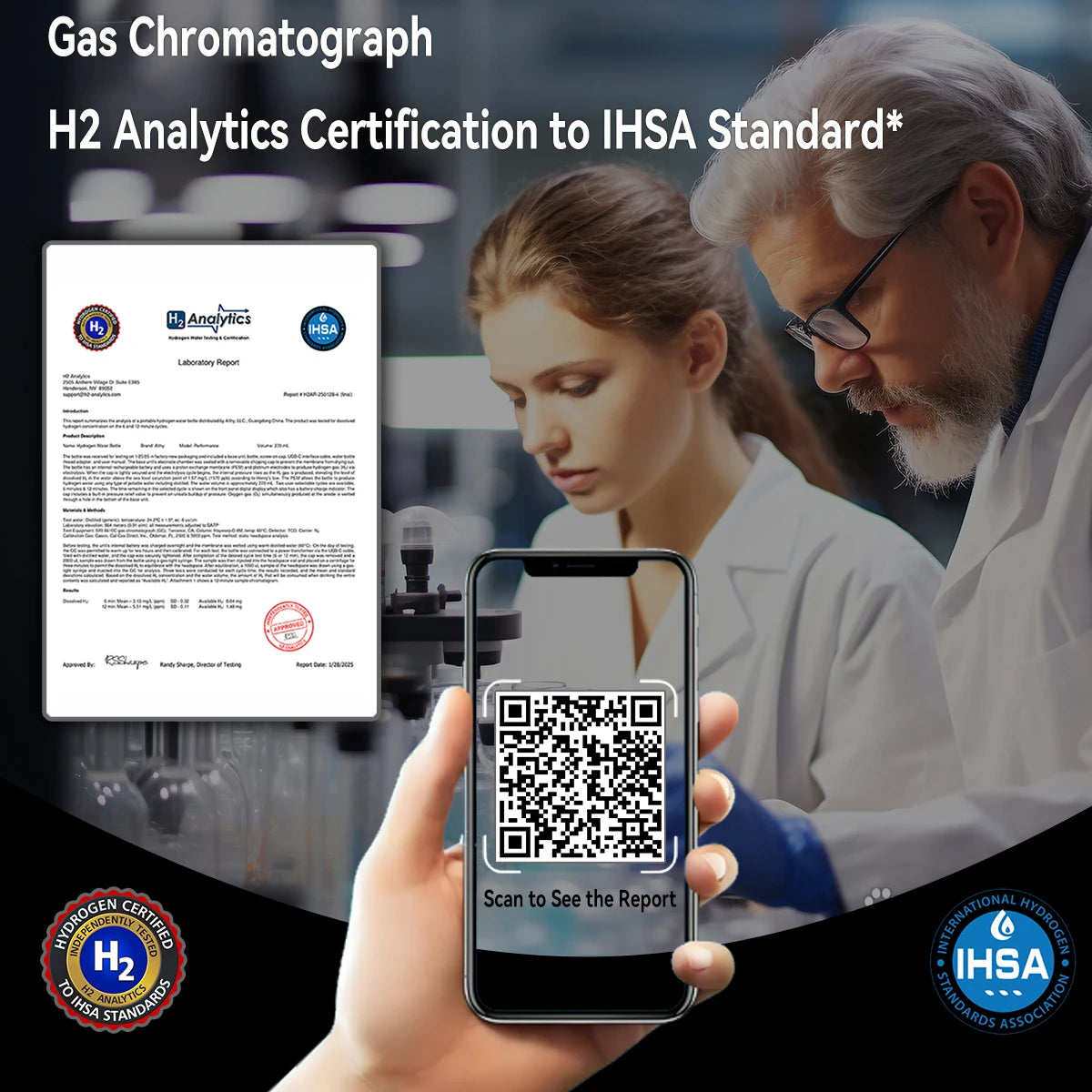 ALTHY Performance Hydrogen Water Generator Bottle DuPont SPE+PEM Dual Chamber + PPB&Time&Battery Display + H2 Inhalation Device