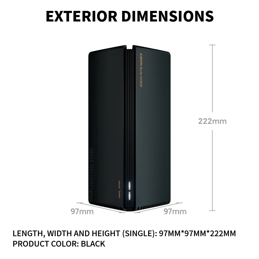 Original Xiaomi Ax3000 Wifi Router Repeater Extend Gigabit Amplifier Signal Booster WIFI 6 Nord Vpn Super Mesh 5GHz Mijia App